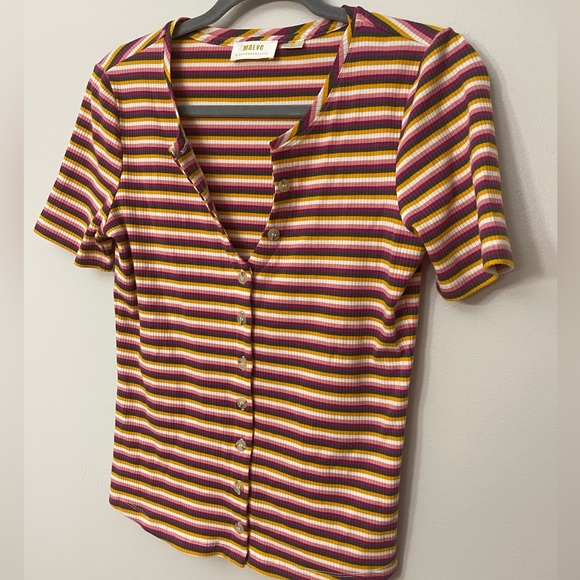 Maeve by Anthropologie Striped Top - Picture 2 of 6